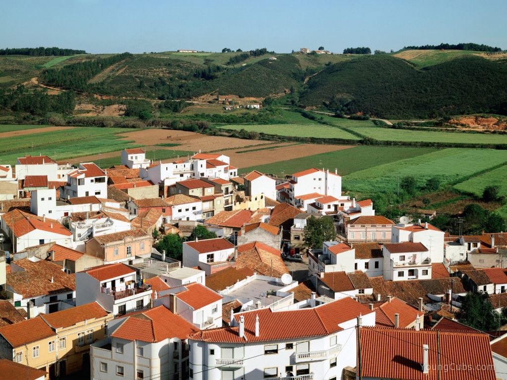 Rooftops of Odeceixe, Portugal
